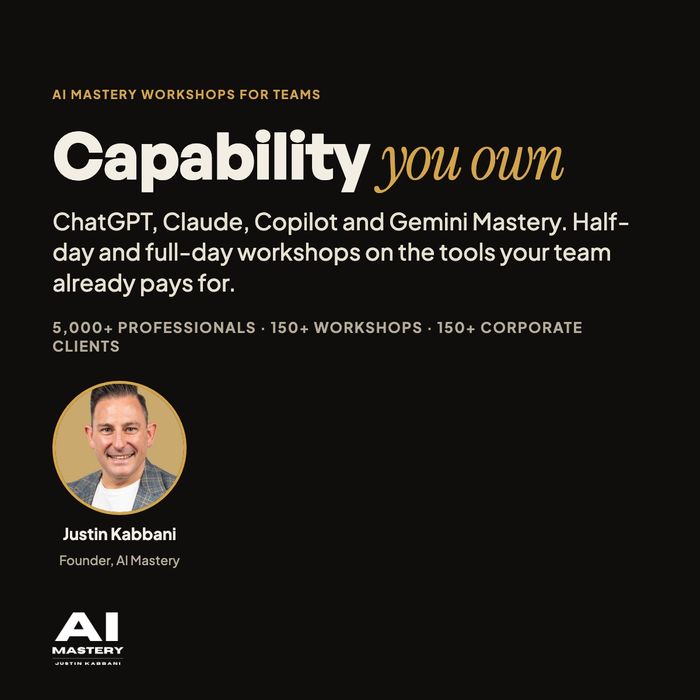 AI Mastery Workshops for Teams: ChatGPT, Claude, Copilot and Gemini