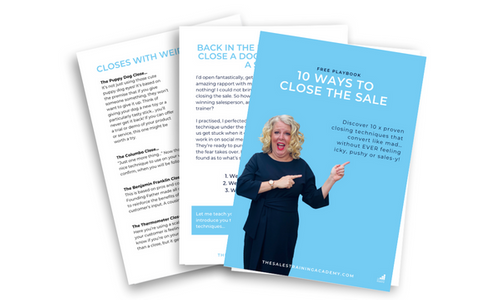 Free Playbook - 10 Way to Close the Sale