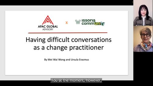 Having Difficult Conversations as a Change Practitioner