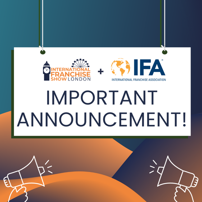 The International Franchise Association officially joins The International Franchise Show London.