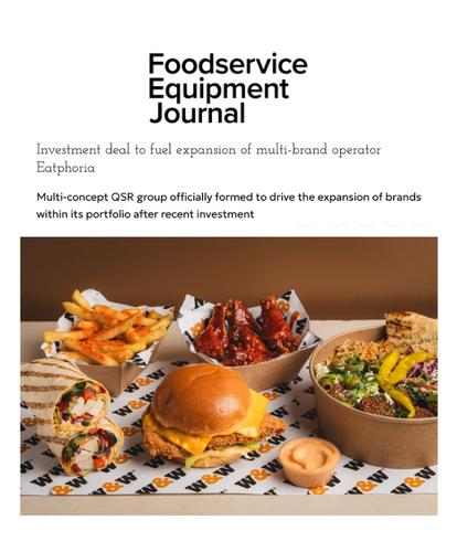 Multi-concept QSR group officially formed to drive the expansion of brands within its portfolio after recent investment