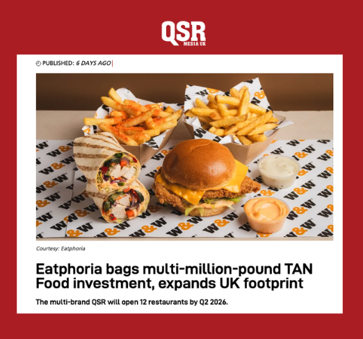 Eatphoria bags multi-million-pound TAN Food investment, expands UK footprint