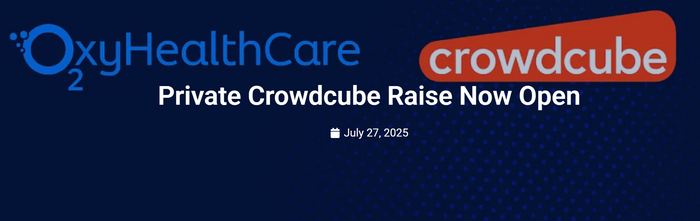 OxyHealthCare Opens Private Crowdcube Raise