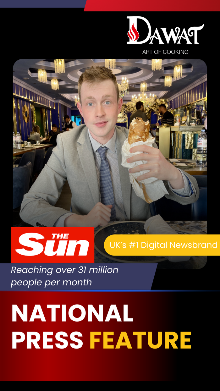 Dawat Featured in The Sun | A UK Restaurant Brand Making Headlines
