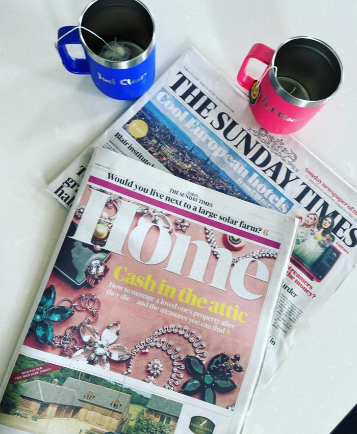 The Sunday Times mentioning Just Clear® & discussing all things probate & houseclearance