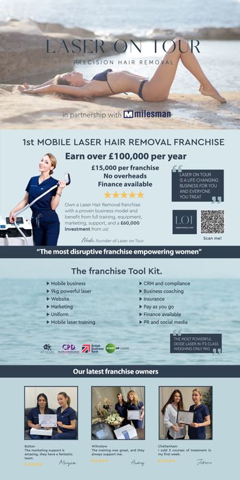 The 1st UK Mobile Laser Hair Removal Franchise