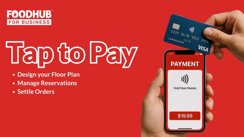The all new Tap to Pay from Foodhub!