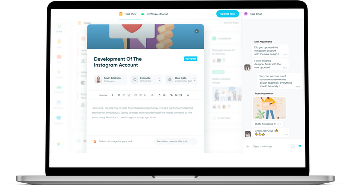 All-in-one platform for remote work