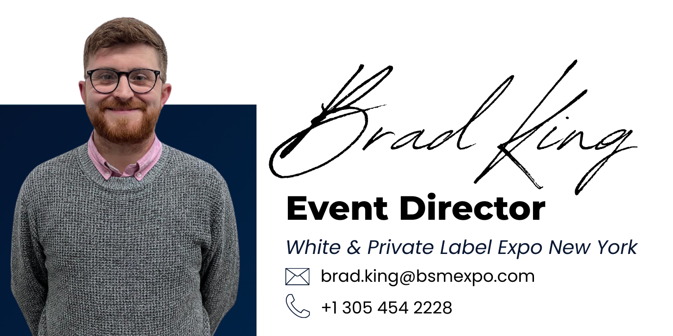 A picture of the event director for the White & Private Label Expo New York