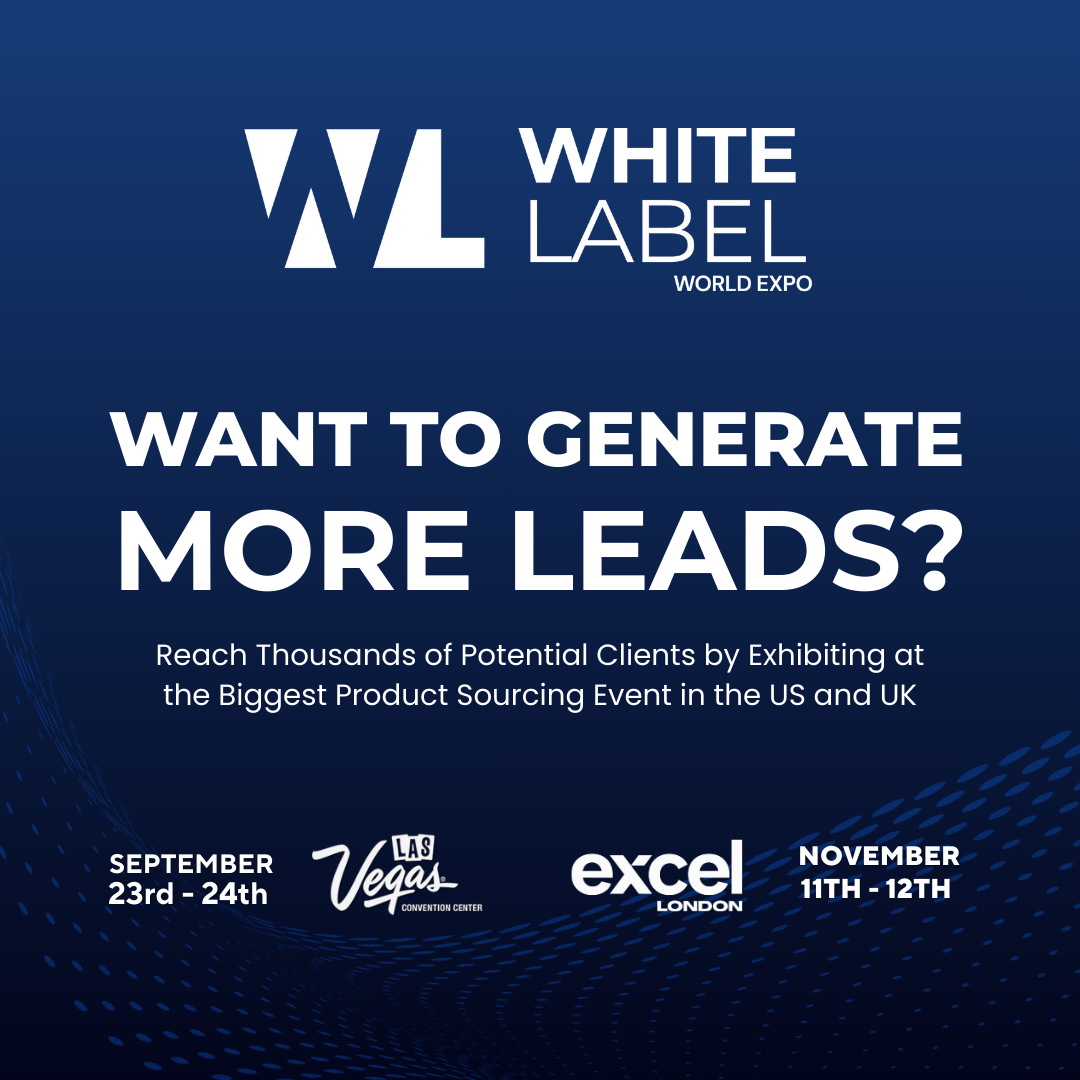 Pop up that states want to generate more leads at White Label World Expo 2026
