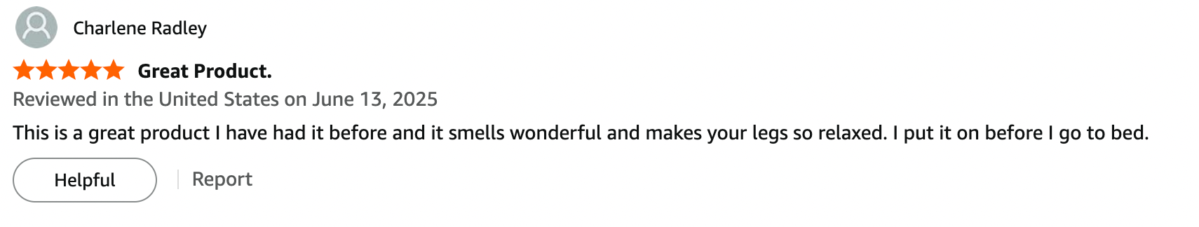 Transdermal Magnesium Testimonial