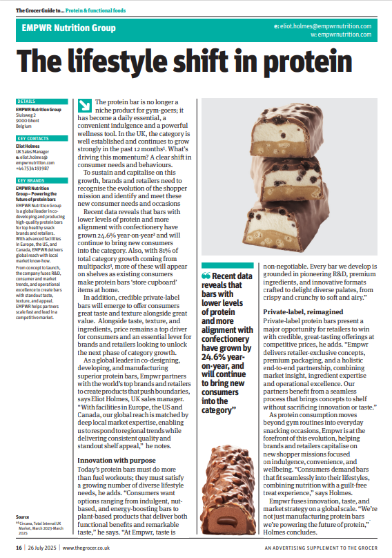 The Grocer Guide to Protein & functional foods