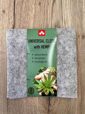 Cleaning Cloth with Hemp