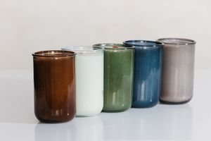 100% Recycled Glass Vessel Candles