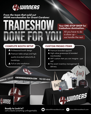 4Winners Merch Trade Show Packages