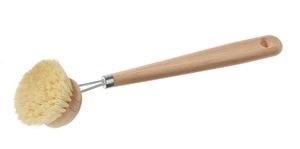 Dish cleaning brush with exchangable head