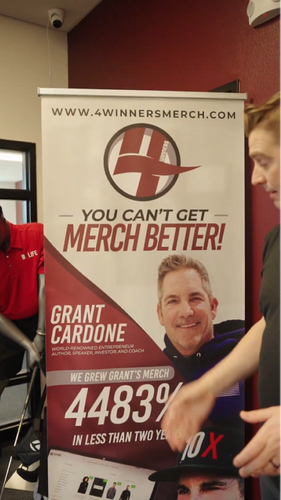 Stand Tall with 4Winners Merch Banner Solutions