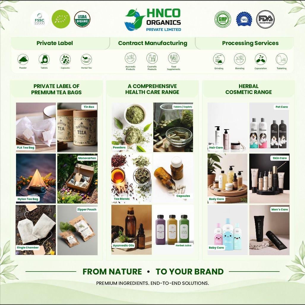 Herbal Tea Manufacturer and Private Label Provider