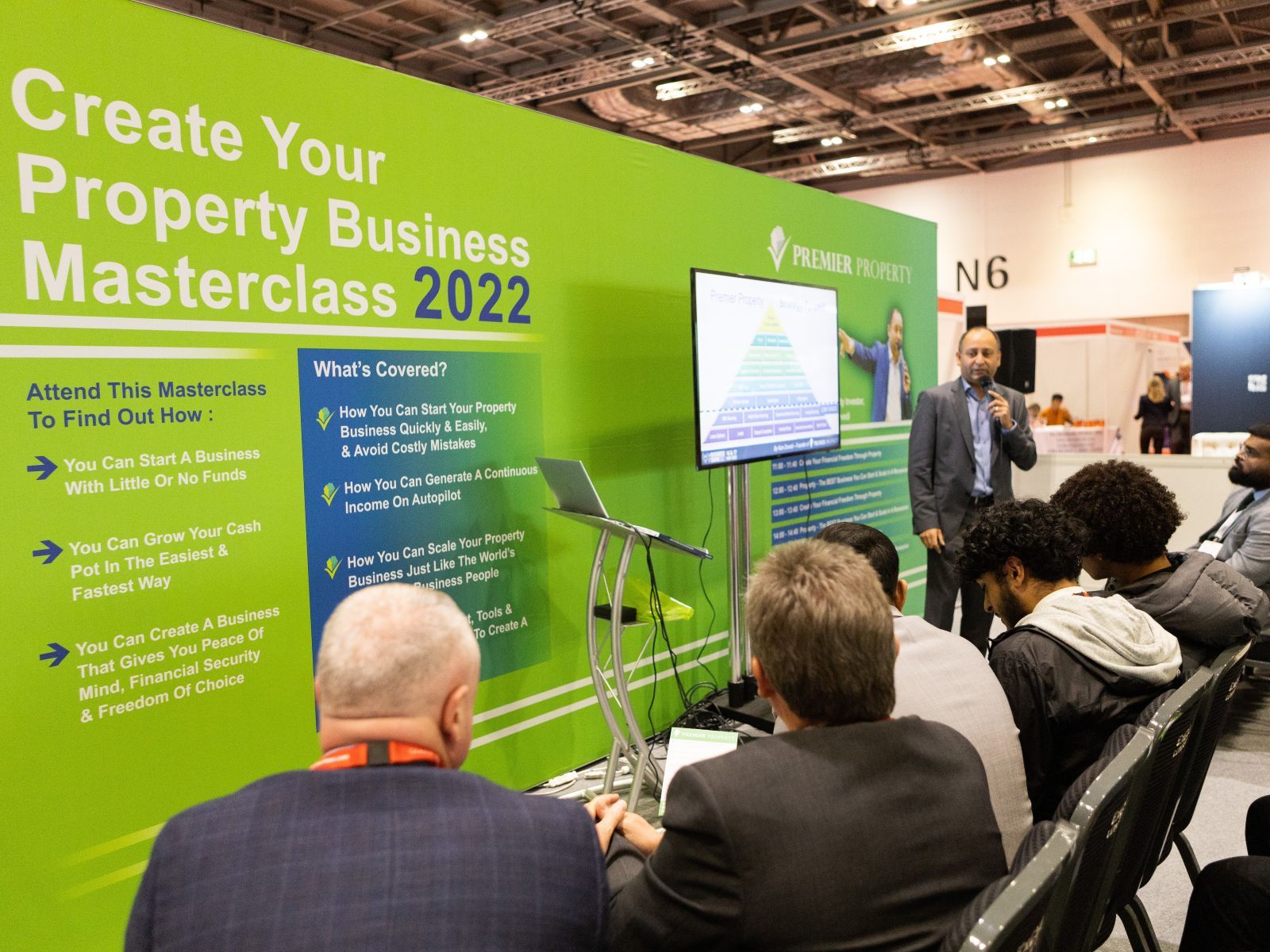 An image of an interactive masterclass for The Business Show Amsterdam