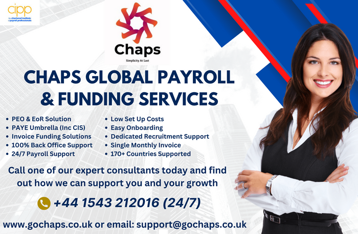 CHAPS Payroll & Invoice funding services