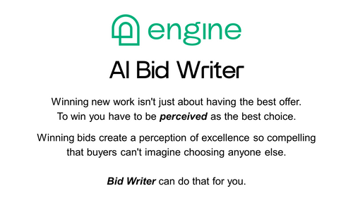 Win more business with Bid Writer