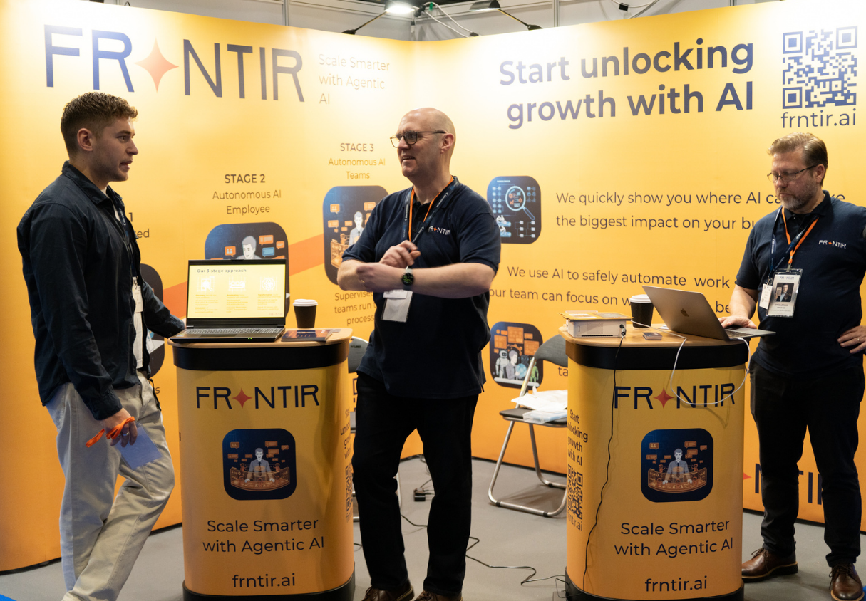 Exhibition stand at The Business Show 2025