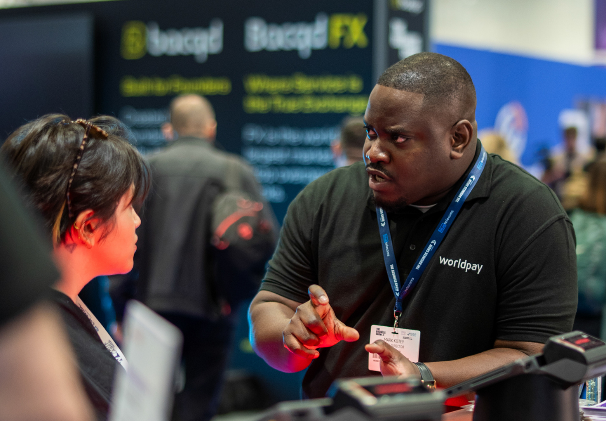 Business discussion at The Business Show London