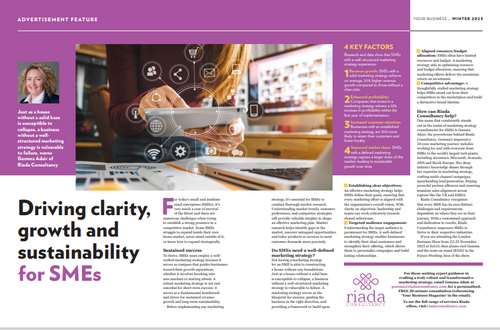 As Featured in the Your Business Magazine with James Caan