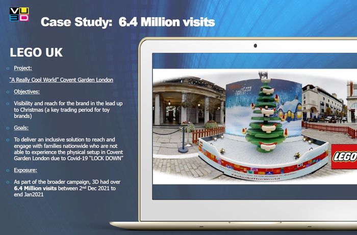 LEGO 3D VIRTUAL EXPERINCE GAINED 6.4 MILLION VISITORS IN 7WEEKS
