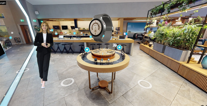 Samsung UK Partnered with Vu3D to Showcase it's Kings Cross Showroom