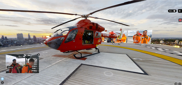 London Air Ambulance Partnered with Vu3D to Raise Awareness and Donation for 2 New Helicopters