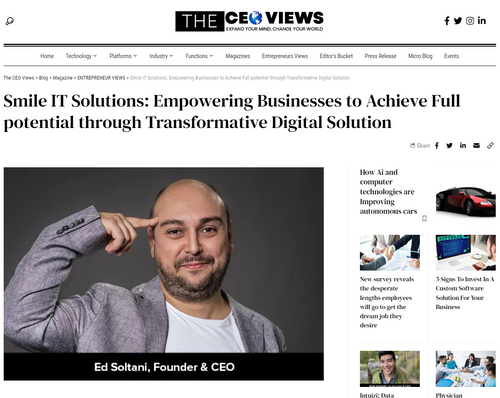 Smile IT Solutions: Empowering Businesses to Achieve Full potential through Transformative Digital Solution