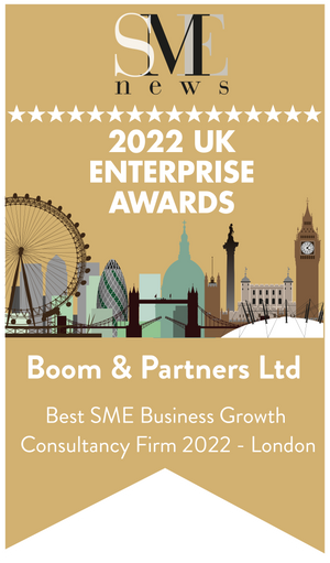 BOOM & Partners wins Best SME Business Growth Consultancy Firm award for the second time!
