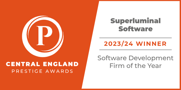 Superluminal Software - double award winning again 23/24