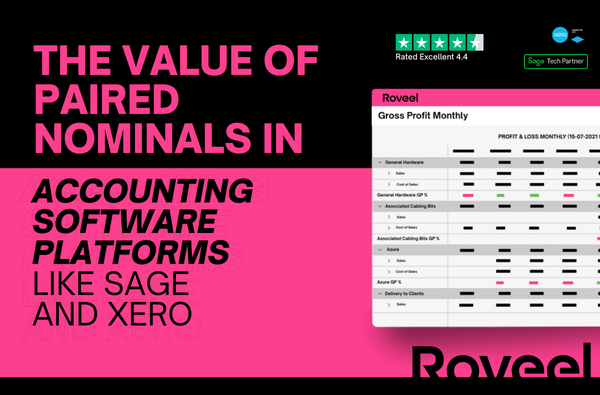 The value of Paired Nominals in Accounting Software Platforms like Sage and Xero