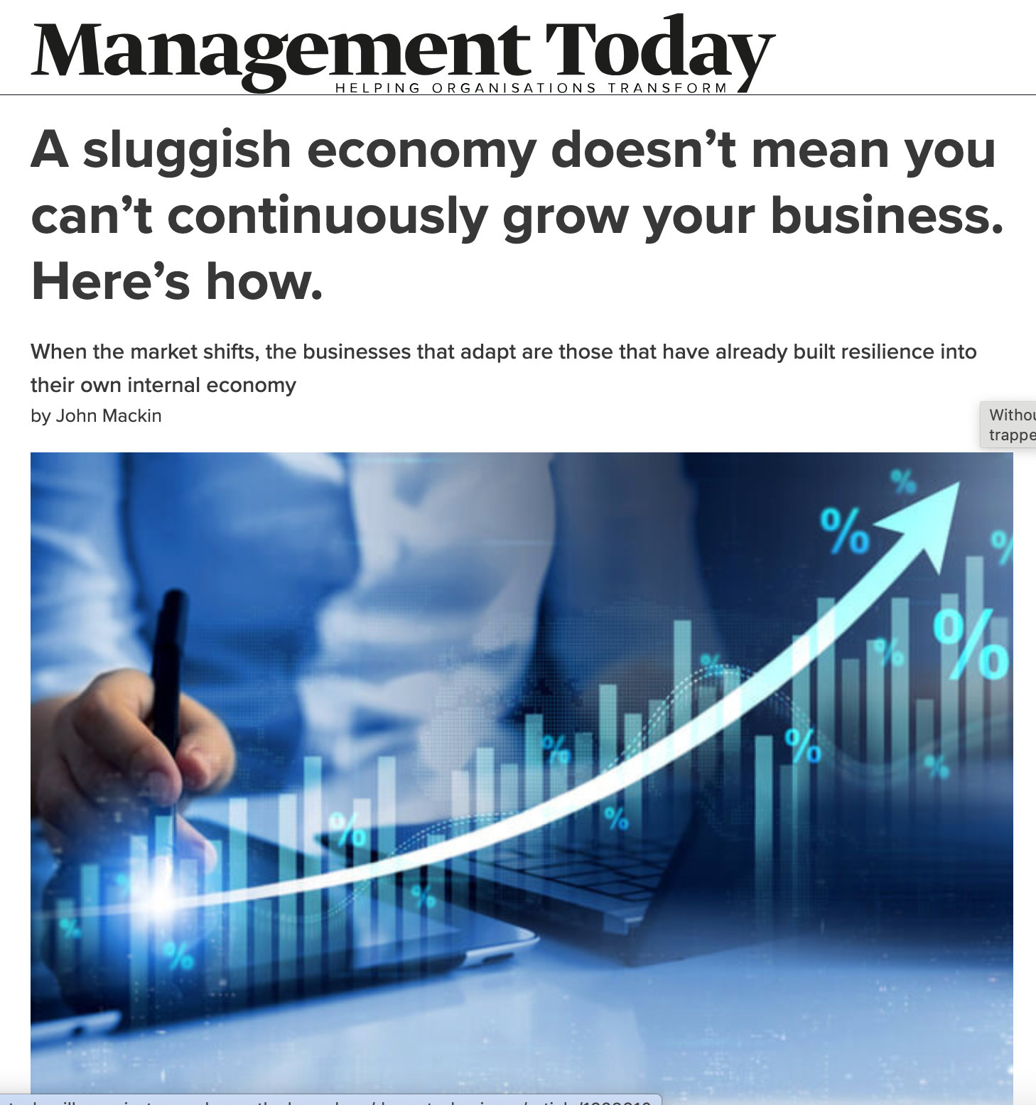 A sluggish economy doesn't mean you can't continuously grow your business. Here's how.