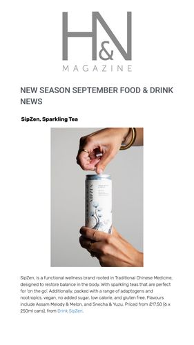 New Season September Food & Drink News