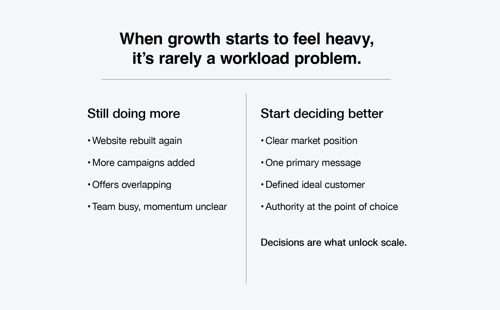 Why Growth Starts Feeling Heavy (And What to Do About It)