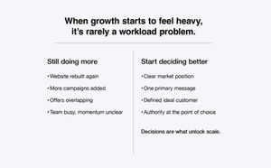 Why Growth Starts Feeling Heavy (And What to Do About It)