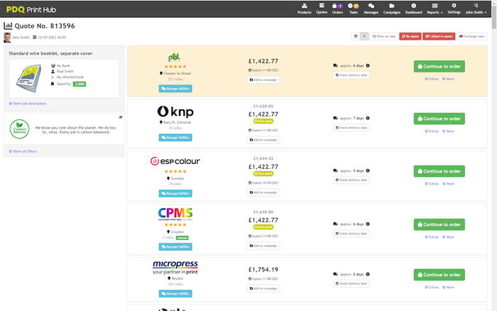 PDQ Print Hub