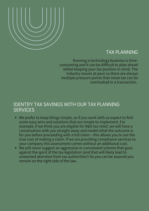 Tax Planning