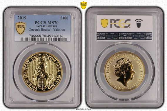Graded Gold Bullion coins