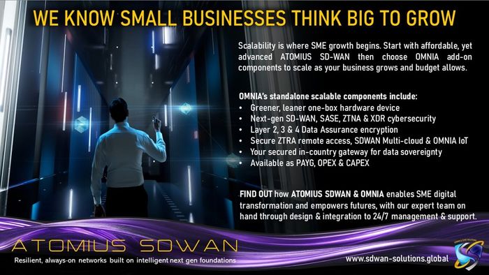 ATOMIUS SD-WAN: Always-On, Ultra-Fast, Secure Networks for SMEs