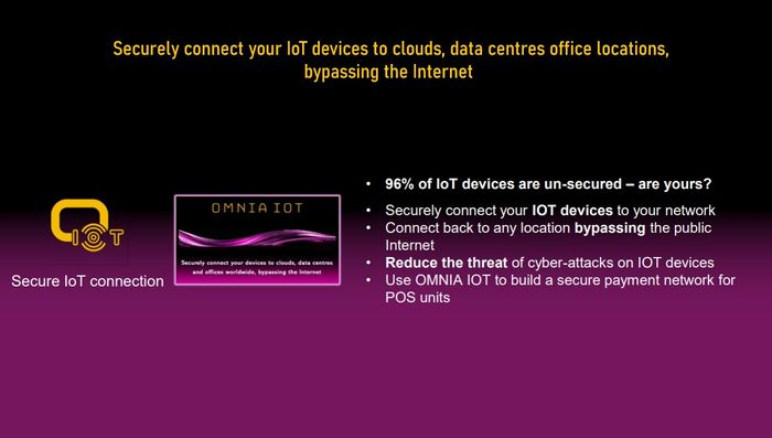 OMNIA IoT: IoT Connectivity with Defence-Grade Security Beyond the Public Internet