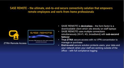 SASE REMOTE secure your teams and data anywhere and everywhere