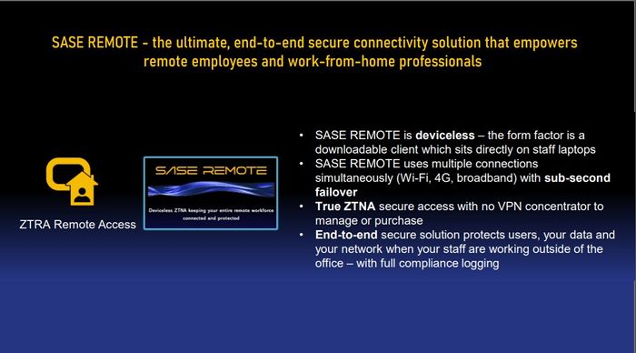 SASE REMOTE secure your teams and data anywhere and everywhere