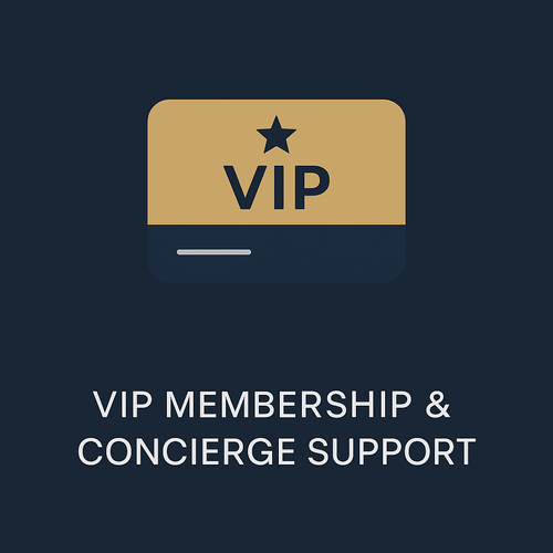 VIP Membership & Concierge Support