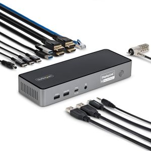 Universal Triple-Monitor USB-C Docking Station