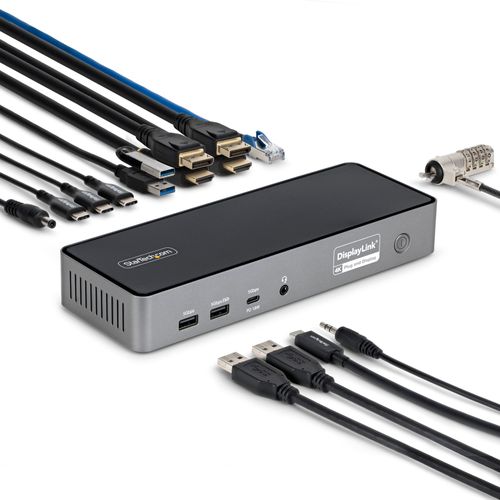 Universal Triple-Monitor USB-C Docking Station