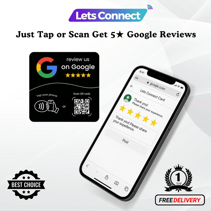 Google Review Plaque